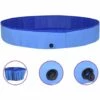 VidaXL Piscine Pliable Pour Chiens Bleu 300x40 Cm PVC