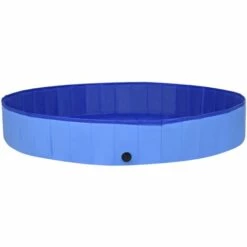 VidaXL Piscine Pliable Pour Chiens Bleu 300x40 Cm PVC -Toilletage et hygiène du chien Soldes 30160725 3