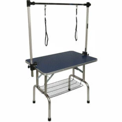 OOBEST Table De Toilettage Pour Chiens Chats Avec 2 Sangles Et Panier 90*76*60cm -Toilletage et hygiène du chien Soldes 30330417 3