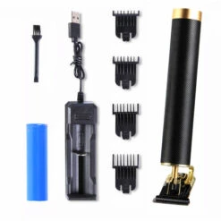 HAPPYSHOPPING T9 Retro Huile Tete Electrique Tondeuse A Cheveux Professionnel Salon De Coiffure Couteau A Decouper Coupe Tondeuse A Cheveux Blancs Batterie Au Lithium Integree, Livree Avec Batterie -Toilletage et hygiène du chien Soldes 30465221 3