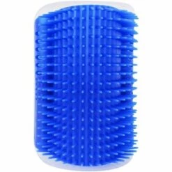 PERLE RARE 1 Pcs Chat De Massage Murale Coin Brosse Remover Brosse Pet Chaton Épilation Brosse De Massage Auto-Toilettage Fournitures Pour Animaux (Bleu)