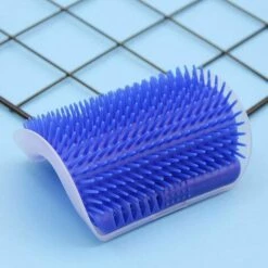PERLE RARE 1 Pcs Chat De Massage Murale Coin Brosse Remover Brosse Pet Chaton Épilation Brosse De Massage Auto-Toilettage Fournitures Pour Animaux (Bleu) -Toilletage et hygiène du chien Soldes 30981194 4