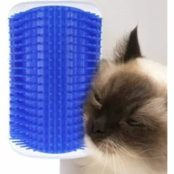 PERLE RARE 1 Pcs Chat De Massage Murale Coin Brosse Remover Brosse Pet Chaton Épilation Brosse De Massage Auto-Toilettage Fournitures Pour Animaux (Bleu) -Toilletage et hygiène du chien Soldes 30981194 5