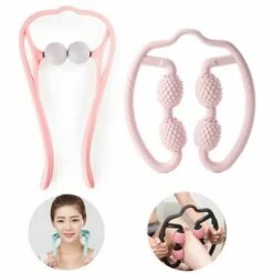 BETTERLIFE Manual Neck Massager, (2 Pièce)Masseur Cervical Manuel, Masseur De Jambe Accessoire De Spa