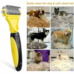 PERLE RARE Brosse Chien Brosse Chat, Peigne Déméloir Chien Professionnel Et Brosse Chien Poil Long, Râteau De Toilettage Pour Chien Et Chat Réduit Efficacement La Perte De Cheveux Jusqu'à 90% 9 PERLE RARE Brosse Chien Brosse Chat, Peigne Déméloir Chien Professionnel Et Brosse Chien Poil Long, Râteau De Toilettage Pour Chien Et Chat Réduit Efficacement La Perte De Cheveux Jusqu'à 90% -Toilletage et hygiène du chien Soldes 31543603 5