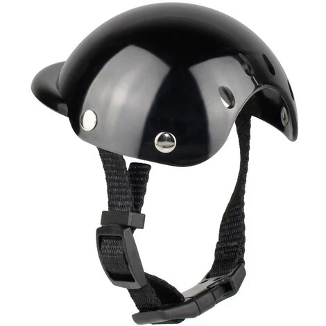 ILOVEMILAN Casque Pour Animaux Compagnie, Casquette De Sécurité Pour Chien, Casquette Casque Vélo Pour Chats, Universel Plastique Ajustable Casque Moto Pour Chien Pour Petits Chiens, Chats (Noir, M) 1 ILOVEMILAN Casque Pour Animaux Compagnie, Casquette De Sécurité Pour Chien, Casquette Casque Vélo Pour Chats, Universel Plastique Ajustable Casque Moto Pour Chien Pour Petits Chiens, Chats (Noir, M)