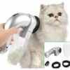 AIDUCHO Brosse électrique à Nettoyer Les Poils Pour Animaux Domestiques, Aspirateur Pour Chien Et Chat - Outil De Toilettage