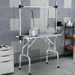 YONGQING Table De Toilettage Pour Chien Portable Pliant Avec Deux élingues + Rangement - Argrnt-bleu 9 YONGQING Table De Toilettage Pour Chien Portable Pliant Avec Deux élingues + Rangement - Argrnt-bleu -Toilletage et hygiène du chien Soldes 33024170 5