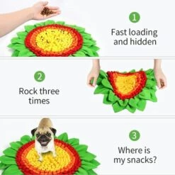 BRIDAY Tapis De Chien Snuffle Mat, Tapis éducateurs Pour Chiens Dog Puzzle Toys Tapis De Fouille Alimentation Lente Jouet Tapis Reniflant De Chien Couverture Pliable (55 * 55 Cm) (Coloré) 9 BRIDAY Tapis De Chien Snuffle Mat, Tapis éducateurs Pour Chiens Dog Puzzle Toys Tapis De Fouille Alimentation Lente Jouet Tapis Reniflant De Chien Couverture Pliable (55 * 55 Cm) (Coloré) -Toilletage et hygiène du chien Soldes 33293669 5
