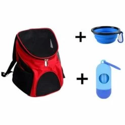 DEVENIRRICHE Sac à Dos Pour Chien Kurgo G-Train, Sac à Dos Pour Chiens Jusqu'à 11 Kg, Sac De Transport Pour Chien, Sac à Dos Pour Chien Et Chat, Sac De Chien Certifié TSA Pour Avion, Avec Compartiment Pour Ordinateur Portable, Base étanche