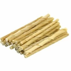 Paris Prix - Lot De 25 Sticks à Mâcher "peau De Vache" 12cm Beige