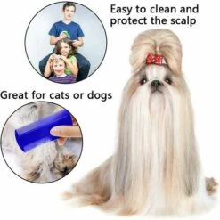BETTERLIFE 10 Pcs Peigne à Poux Peignes D'Élimination Des Poux,Peignes De Toilettage Pour Animaux De Compagnie Peigne De Poux De Chien Peignes Nit De Tête Pour Toilettage Et Élimination Des Flocons -Toilletage et hygiène du chien Soldes 33907267 4