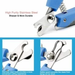 BETTERLIFE Coupe Ongles Chat Coupe Griffes Chat Professionnels Animal De Compagnie Soins Des Griffes Coupe Ongle Pour Les Chats, Chiens, Lapins, Des Oiseaux Et Petits Animaux En Acier Inoxydable Avec -Toilletage et hygiène du chien Soldes 33929720 4