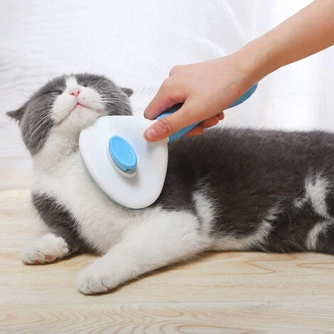 DONTODENT Brosse De Toilettage Autonettoyante Pour Chiens Et Chats – Facile à Enlever Sous-couche Lâche, Outil De Massage Pour Animaux De Compagnie Adapté Aux Animaux De Compagnie à Poils Longs Ou Courts 4 DONTODENT Brosse De Toilettage Autonettoyante Pour Chiens Et Chats – Facile à Enlever Sous-couche Lâche, Outil De Massage Pour Animaux De Compagnie Adapté Aux Animaux De Compagnie à Poils Longs Ou Courts – Image 4