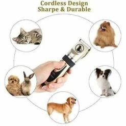 DONTODENT Tondeuse Pour Chien Tondeuse Pour Animaux De Compagnie à Faible Bruit Tondeuse Pour Chien Rechargeable Sans Fil Outil De Toilettage Pour Animaux De Compagnie Tondeuse à Poils De Chien Professionnelle Avec Co.ukb Guide Ciseaux Kits D'ongles Pour Chats Et A -Toilletage et hygiène du chien Soldes 34977248 4