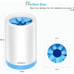 DONTODENT Nettoyant Pour Pattes De Chien, Brosse De Toilettage Pour Animaux De Compagnie, Prévention Des éclaboussures D'eau, Nettoyant Pour Pieds De Chien En Silicone Souple Pour Chiens De Taille Moyenne