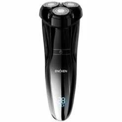 ENCHEN Men Rasoir Electrique Gentleman 5S 3D Triple Tete De Lame Flottante Humide Et Sec A Double Usage Ipx7 Rasoir De Rasage Etanche Type-C Tondeuse A Barbe Faciale Rechargeable