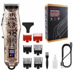 DONTODENT Rasoir électrique Et Tondeuse à Barbe Pour Hommes, Tondeuse à Cheveux Professionnelle Sans Fil USB Pour La Maison Et Le Salon De Coiffure -Toilletage et hygiène du chien Soldes 35441229 4