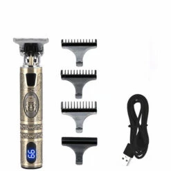 HAPPYSHOPPING Batterie Affichage Coupe-Cheveux Professionnel USB Tondeuse A Cheveux Hommes Rechargeable Electrique Puissant Coupe De Cheveux Machine Sculpture Cheveux Outil,modele : Le Bouddha - Modele : Le Bouddha