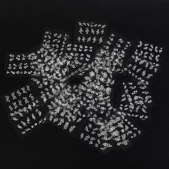 ASUPERMALL 30 Feuilles Floral Design 3D Nail Art Autocollants Stickers Manucure Decoration Beaux Accessoires De Mode Blanc, Blanc -Toilletage et hygiène du chien Soldes 36614746 4