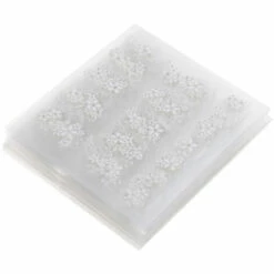 ASUPERMALL 30 Feuilles Floral Design 3D Nail Art Autocollants Stickers Manucure Decoration Beaux Accessoires De Mode Blanc, Blanc -Toilletage et hygiène du chien Soldes 36614746 5