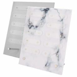 ASUPERMALL Nail Art Montrant Titulaire Magnetique Marbre Nail Art Tableau D'Affichage Detachable Faux Pointe Presentoir Rack, Couleur Marbre