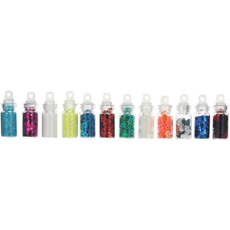 ASUPERMALL 48 Bouteilles De Paillettes D'Ongles 3D Ensemble De Flocons De Paillettes D'Ongles En Acrylique Autocollants De Paillettes D'Eclat D'Ongles Pour Decoration D'Art D'Ongle De Noel Couleurs Et Formes Melangees,Multicolore 4 ASUPERMALL 48 Bouteilles De Paillettes D'Ongles 3D Ensemble De Flocons De Paillettes D'Ongles En Acrylique Autocollants De Paillettes D'Eclat D'Ongles Pour Decoration D'Art D'Ongle De Noel Couleurs Et Formes Melangees,Multicolore – Image 4