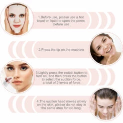 ASUPERMALL Aspirateur Electrique Pour Points Noirs, Instrument De Beaute Par Aspiration Pour Eliminer L'Acne Et Kit D'Aiguilles Pour Le Traitement De L'Acne, Or -Toilletage et hygiène du chien Soldes 36698371 5