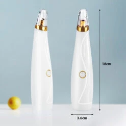 ASUPERMALL Extracteur De Boutons Sous Vide Pour Points Noirs Avec Kit D'Aiguilles Pour Points Noirs Incurves Kit D'Elimination De L'Acne, Blanc -Toilletage et hygiène du chien Soldes 36706270 3