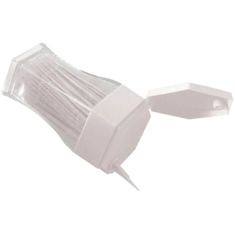 ASUPERMALL 200 Pieces Cure-Dents Brosse En Plastique A Double Extremite Cure-Dents Outil De Nettoyage Des Dents Soins Bucco-Dentaires Batonnets Dentaires, Blanc 5 ASUPERMALL 200 Pieces Cure-Dents Brosse En Plastique A Double Extremite Cure-Dents Outil De Nettoyage Des Dents Soins Bucco-Dentaires Batonnets Dentaires, Blanc – Image 5