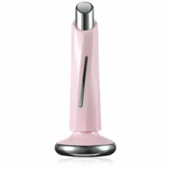 ASUPERMALL Masseur Oculaire Multifonctionnel Masseur Facial A Baguette Magnetique + Importation D'Essence Ionique Vibration Micro-Courante Pour Blanchir Raffermissant Reduisant Les Rides, Rose