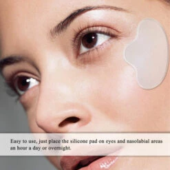 ASUPERMALL Ensemble De Coussinets Pour Le Visage Anti-Rides Reutilisables En Silicone De Qualite Medicale Front Plis Nasogeniens Masque Anti-age Pour Prevenir Les Rides Du Visage -Toilletage et hygiène du chien Soldes 36710405 5