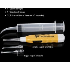 ASUPERMALL Lumiere Led Earpick Amygdale Stone Remover Outil Dissolvant De Cerumen Avec 3 Conseils Irrigateur Seringue Outil De Soins Oraux Couleur Aleatoire -Toilletage et hygiène du chien Soldes 36710657 5