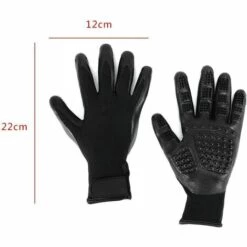 ILOVEMILAN Paire Gant De Toilettage Pour Chien Chat Brosses Pour Poils Morts Animaux Gants Toilettage Chien Gant Ramasse Poils Gant De Massage Pour Retirer Les Poils Morts Noir -Toilletage et hygiène du chien Soldes 36719623 4