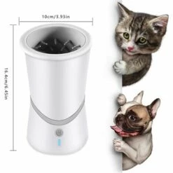 ILOVEMILAN Nettoyeur électrique De Patte Pour Chien, Nettoyeur Automatique De Patte, Portable Toilettage Patte De Chien, Brosse En Silicone Pour Animaux De Compagnie, Rechargeable Par -Toilletage et hygiène du chien Soldes 36719657 5