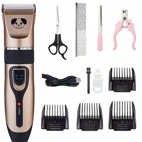ILOVEMILAN Tondeuse Pour Chien Professionnelle Tondeuse Chien Poil Long Epais Electrique Sans Fil Kit Toilettage Chien Rasoir Pour Chiens Chat Animaux De Compagnie Dog Clippers Trimmer Pet Grooming Kit 1 ILOVEMILAN Tondeuse Pour Chien Professionnelle Tondeuse Chien Poil Long Epais Electrique Sans Fil Kit Toilettage Chien Rasoir Pour Chiens Chat Animaux De Compagnie Dog Clippers Trimmer Pet Grooming Kit