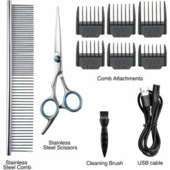 ILOVEMILAN Tondeuse Pour Chien Professionnelle Tondeuse Chien Poil Long Epais Electrique Sans Fil Kit Toilettage Chien Rasoir Pour Chiens Chat Animaux De Compagnie Dog Clippers Trimmer Pet Grooming Kit 9 ILOVEMILAN Tondeuse Pour Chien Professionnelle Tondeuse Chien Poil Long Epais Electrique Sans Fil Kit Toilettage Chien Rasoir Pour Chiens Chat Animaux De Compagnie Dog Clippers Trimmer Pet Grooming Kit -Toilletage et hygiène du chien Soldes 36719659 5