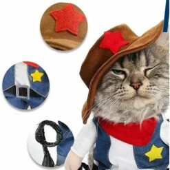 TRIOMPHE Costumes Noël Pour Chien Ou Chat Cowboy Avec Chapeau -Toilletage et hygiène du chien Soldes 36719731 3