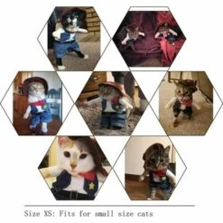 TRIOMPHE Costumes Noël Pour Chien Ou Chat Cowboy Avec Chapeau -Toilletage et hygiène du chien Soldes 36719731 4