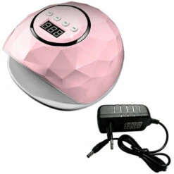 ASUPERMALL 72W Grand Uv Led Lampe A Ongles Manucure/Pedicure Seche-Ongles Pour Le Durcissement De L'Outil De Salon D'Ongles En Gel D'Ongle, Rose