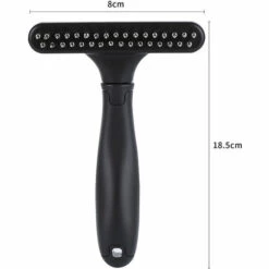 BETTERLIFE Brosse De Toilettage Pour Animaux De Compagnie Râteau Pour Chien à Double Rangée Râteau-déméloir Pour Chien Massage Pour Brosse à Cheveux Barre De Démêlage Avec Dents -Toilletage et hygiène du chien Soldes 37027032 5