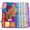 BETTERLIFE Tapis De Fouille Chien Grande Taille Tapis Snuffle Chiot Snuffle Mat Jouet Interactifs Pour Chien Améliorer La Sensibilité De L'odorat Des Animaux Domestiques Pliable Portables