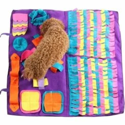 BETTERLIFE Tapis De Fouille Chien Grande Taille Tapis Snuffle Chiot Snuffle Mat Jouet Interactifs Pour Chien Améliorer La Sensibilité De L'odorat Des Animaux Domestiques Pliable Portables