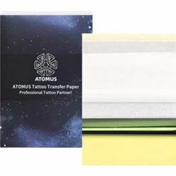 ASUPERMALL 100 Feuilles A4 Papier Pochoir Transfert De Tatouage Papier De Pratique De Tatouage Pour Fournitures De Tatouage D'Art De Tatouage, Multicolore