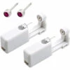 ASUPERMALL Outil De Percage Automatique Des Oreilles Kit De Percage Automatique Blanc Perceur D'Oreille Jetable Avec Clous D'Oreille, Violet