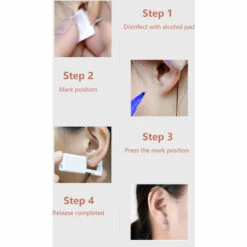 ASUPERMALL Outil De Percage Automatique Des Oreilles Kit De Percage Automatique Blanc Perceur D'Oreille Jetable Avec Clous D'Oreille, Violet -Toilletage et hygiène du chien Soldes 37259240 3