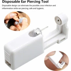 ASUPERMALL Outil De Percage Automatique Des Oreilles Kit De Percage Automatique Blanc Perceur D'Oreille Jetable Avec Clous D'Oreille, Violet -Toilletage et hygiène du chien Soldes 37259240 4