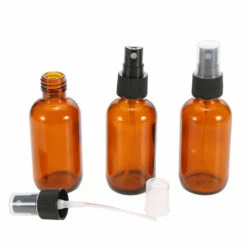 ASUPERMALL Flacon Pulverisateur En Verre Ambre Pulverisateur A Brume Fine Noire 50 Ml Paquet De 3 Contenant D'Atomiseur De Parfum Chimique A L'Huile Essentielle -Toilletage et hygiène du chien Soldes 37261676 3