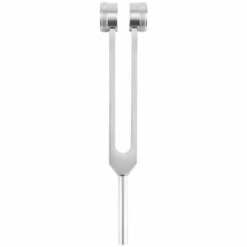 ASUPERMALL Outil De Diagnostic De Diapason En Alliage D'Aluminium 128 Hz Pour Les Soins De Sante De Therapie De Guerison Par Le Son, Argent