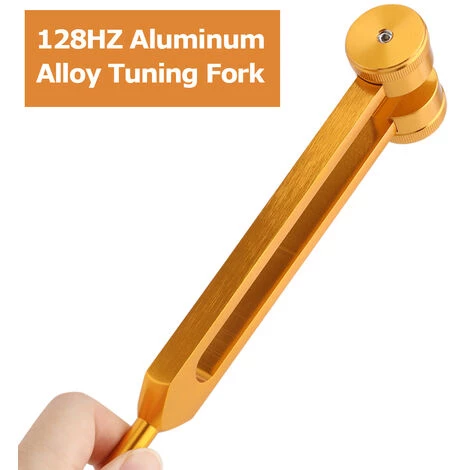 ASUPERMALL Outil De Diagnostic De Diapason En Alliage D'Aluminium 128 Hz Pour Les Soins De Sante De Therapie De Guerison Par Le Son, Argent 2 ASUPERMALL Outil De Diagnostic De Diapason En Alliage D'Aluminium 128 Hz Pour Les Soins De Sante De Therapie De Guerison Par Le Son, Argent – Image 2